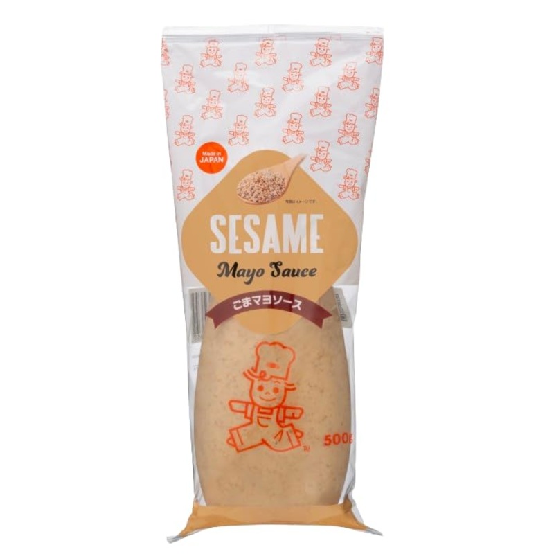 Sesame Mayo Sauce- 1Pack, Enjoy It With Sushi Rolls, Udon Salad, Steamed Chicken, Sandwiches, And More. A Rich Mayo With Roasted
