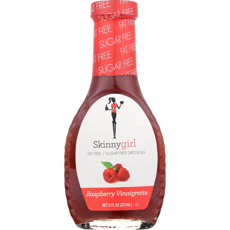 Skinny Girl Raspberry Vinaigrette Dressing, Sugar Free, Kosher, Gluten Free, 8 Fluid Ounce (Pack Of 6)