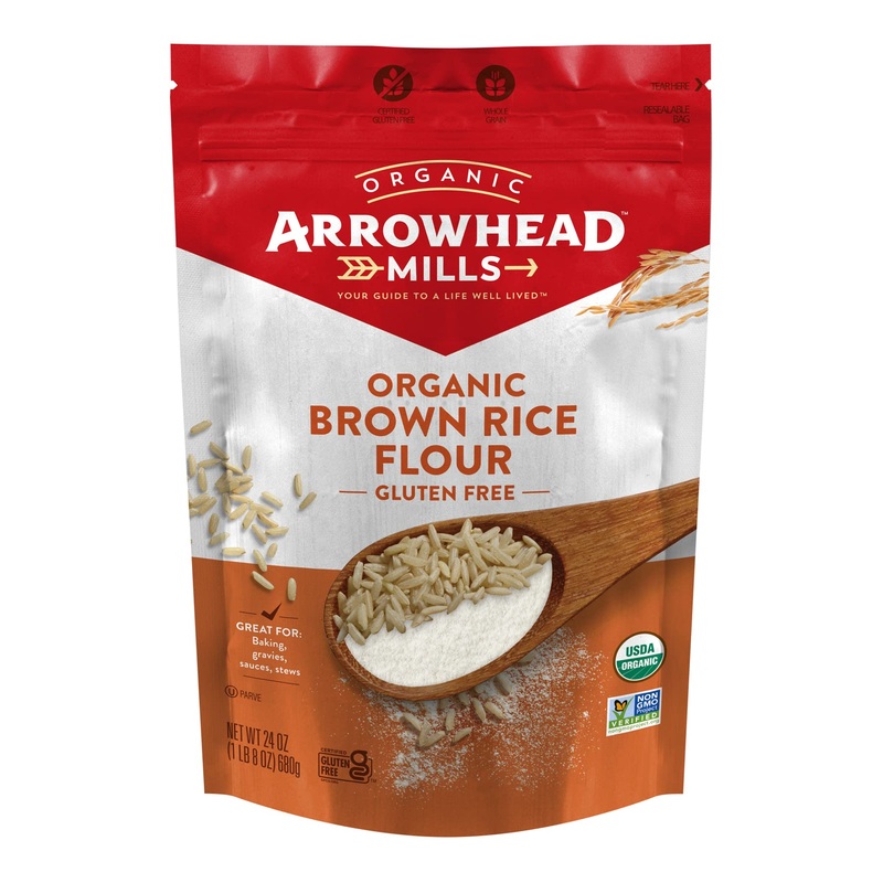 Arrowhead Mills Organic Brown Rice Flour, Gluten Free, 6 Count (Pack Of 1)