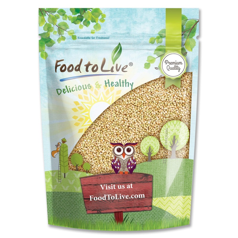 Food To Live Buckwheat Groats, 1.5 Pounds - Hulled Whole Grains, Raw, Kosher, Vegan, Sirtfood, Bulk, Good Source Of Dietary Fibe