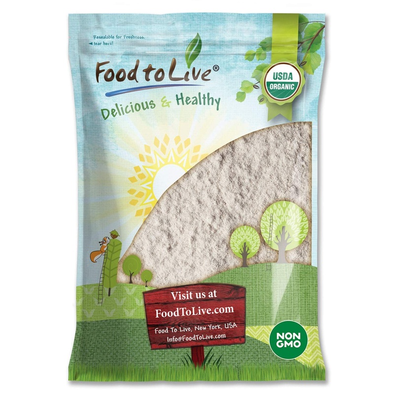 Food To Live Organic Brown Rice Flour, 10 Pounds - Non-Gmo, Finely Ground From Long Grain Rice, Unbleached, Untreated, Vegan Mea
