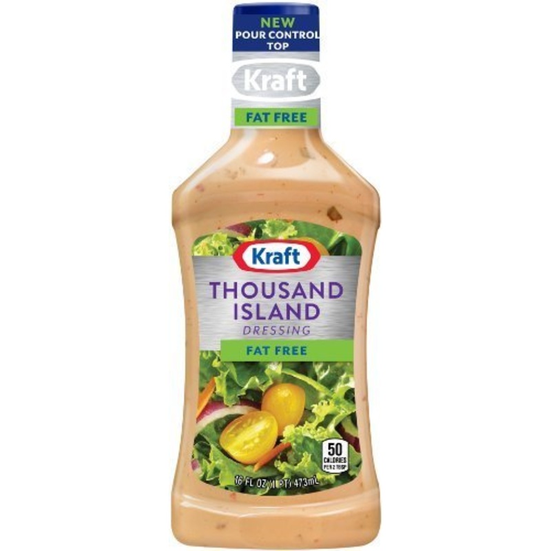 Kraft, Fat Free, Thousand Island Dressing, 16Oz Bottle (Pack Of 3)