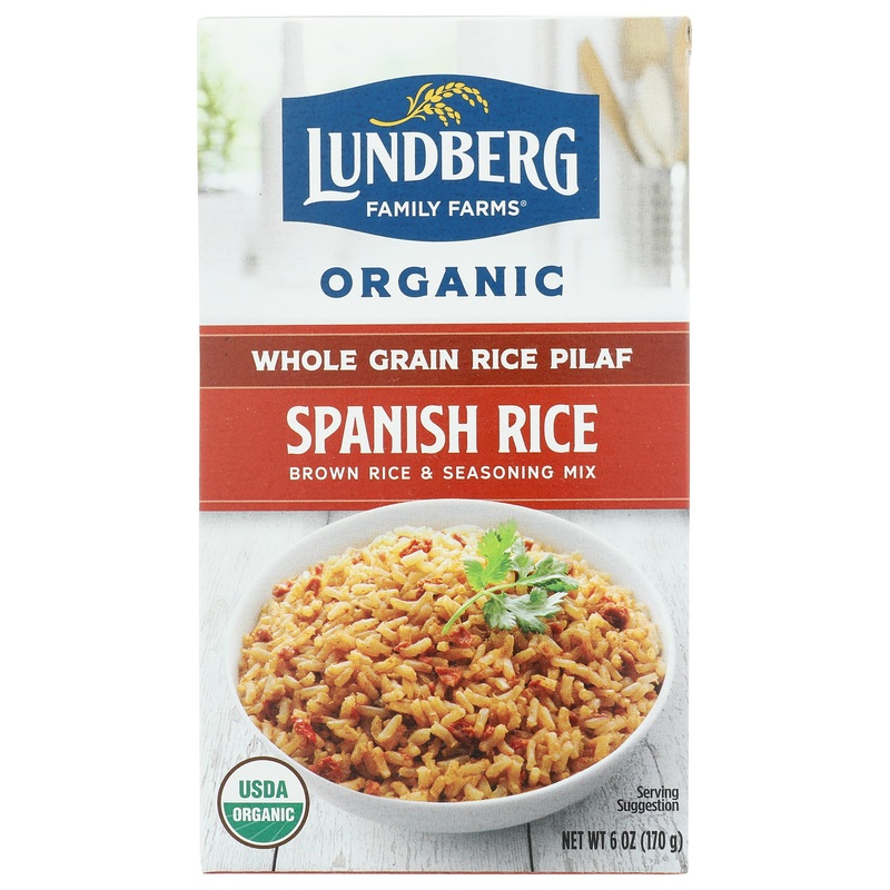Lundberg Family Farms, Rice Whole Grain Spanish Organic, 6 Ounce