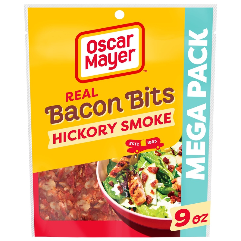 Oscar Mayer Real Bacon Bits Mega Pack (9 Oz Bag, 2-2.5 Cups Of Bacon Pieces)