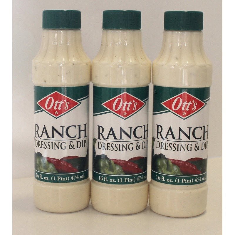 Ott'S Ranch Dressing & Dip 16 Oz. (Pack Of 3) Low Carb
