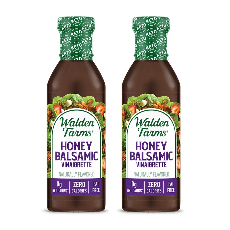 Walden Farms Calorie Free Dressing Honey Balsamic Vinaigrette - 12 Fl Oz - 2 Pc