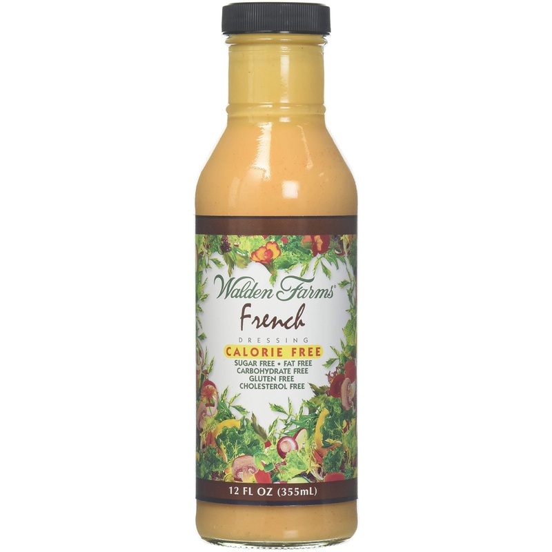 Walden Farms French Dressing - Calorie-Free, Gluten-Free, Low Carb, Keto-Friendly, Sugar-Free, Sweet & Tangy French Flavor, (12