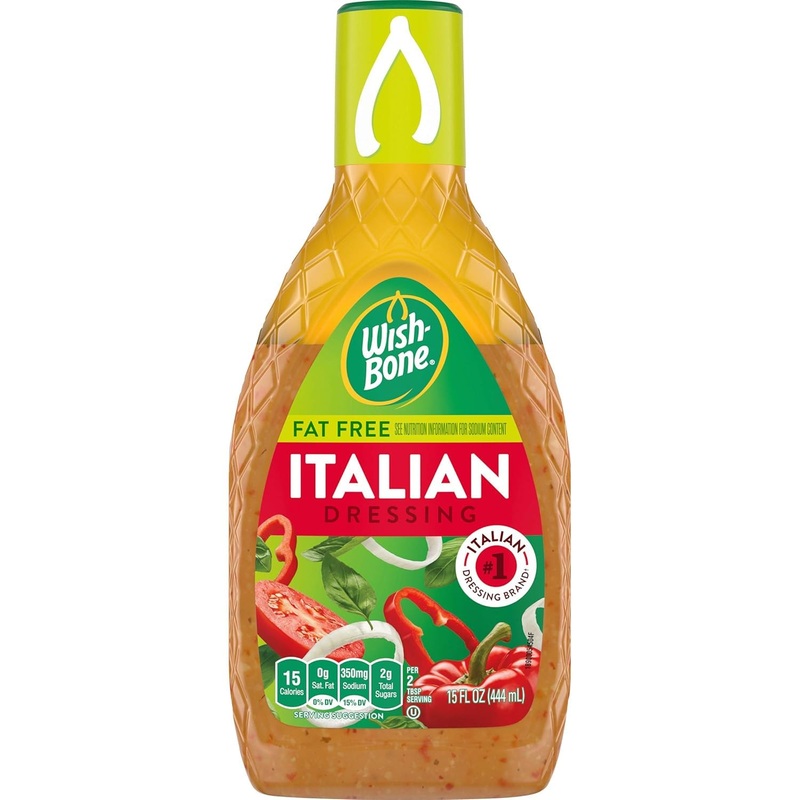 Wish-Bone Fat Free Italian Salad Dressing, 15 Ounce (Pack Of 6)