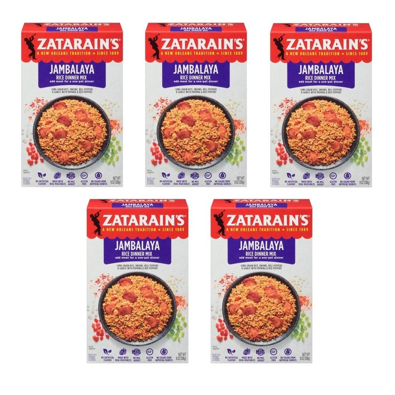 Zatarain'S New Orleans Style Mixes, Jambalaya, 8 Oz (Pack Of 5)