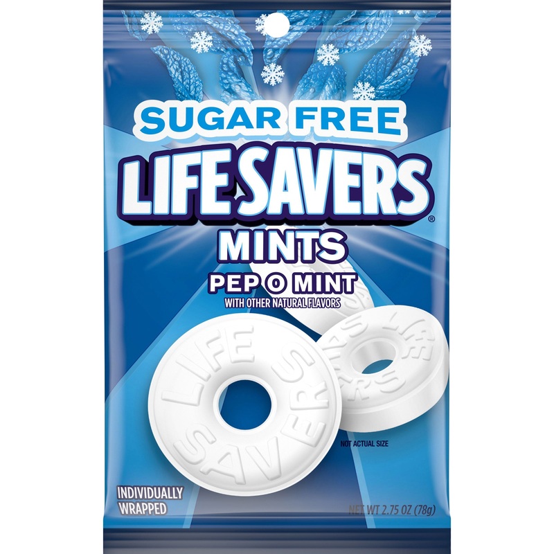ZERO SUGAR LIFESAVERS PEP O MINT