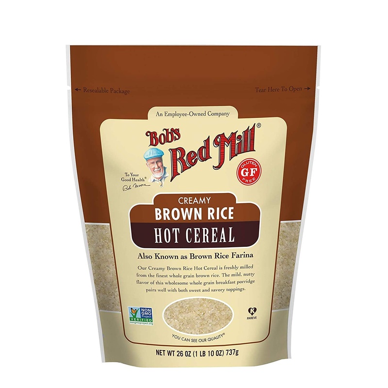 Bob'S Red Mill Creamy Rice Farina Hot Cereal, Brown, 26 Oz (Pack Of 2)