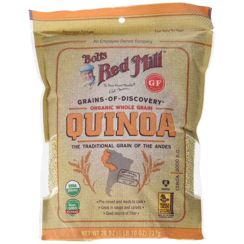 Bob'S Red Mill Organic White Quinoa, 26Oz (Pack Of 4) - Non Gmo, Whole Grain, Vegan, Kosher