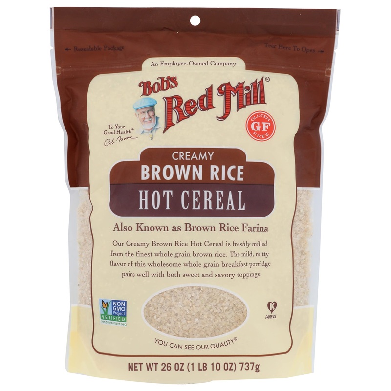 Bobs Red Mill Brown Rice Hot Cereal, 26 Ounce - 4 Per Case