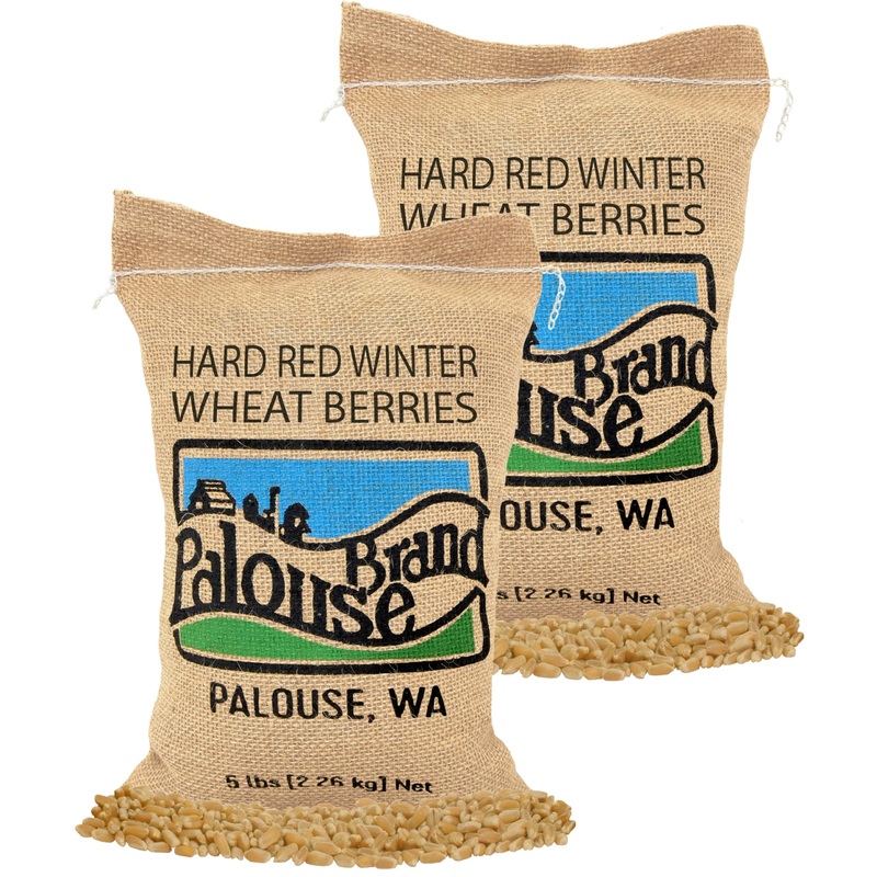 Certified Glyphosate Residue Free Hard Red Winter Wheat Berries | 10 Lbs | Family Farmed In Washington State | Non-Gmo Project V