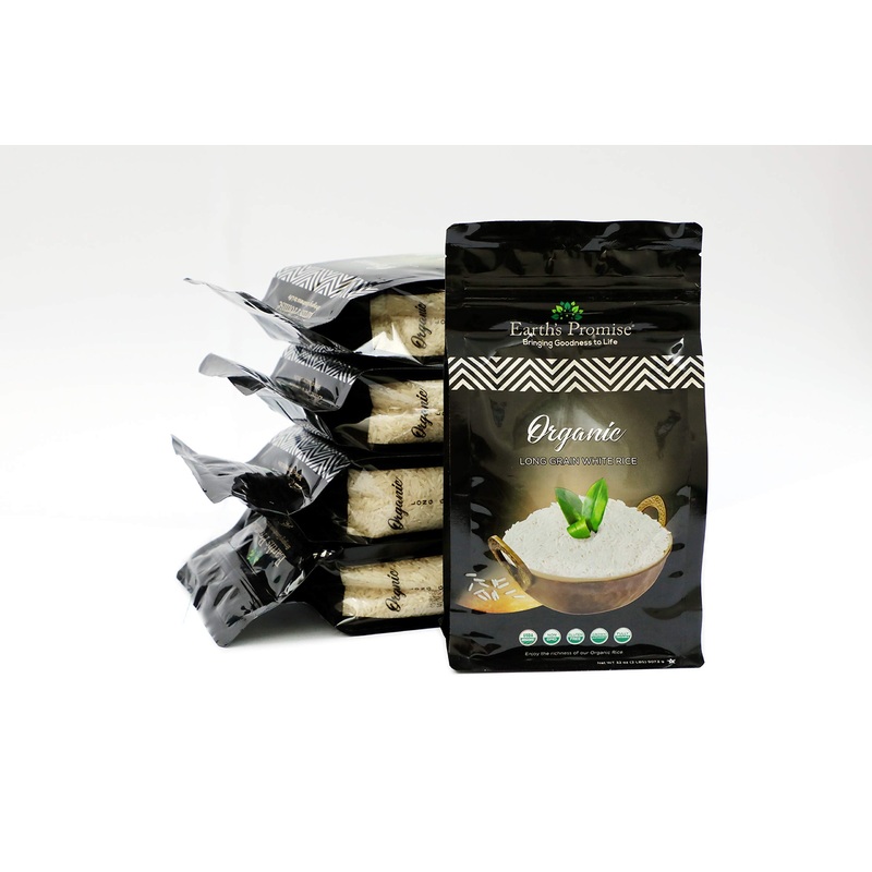 Earth'S Promise - Organic Long Grain White Rice 32 Oz (1-Pack) - Organic, Non-Gmo, Gluten Free, Allergen Free, Low-Arsenic, Sust