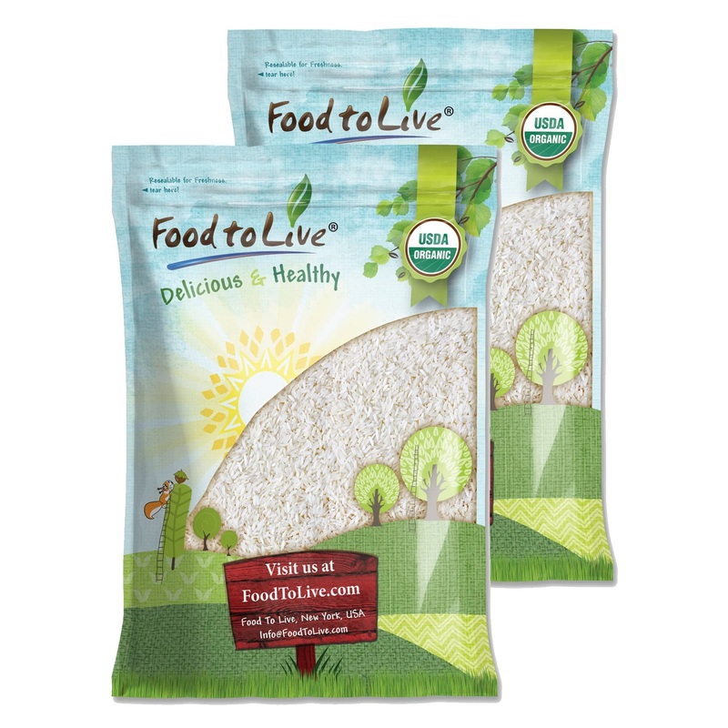 Food To Live - Organic White Jasmine Rice, 20 Pounds - Non-Gmo, Long-Grain Rice Variety, Raw, Vegan, Kosher, Bulk