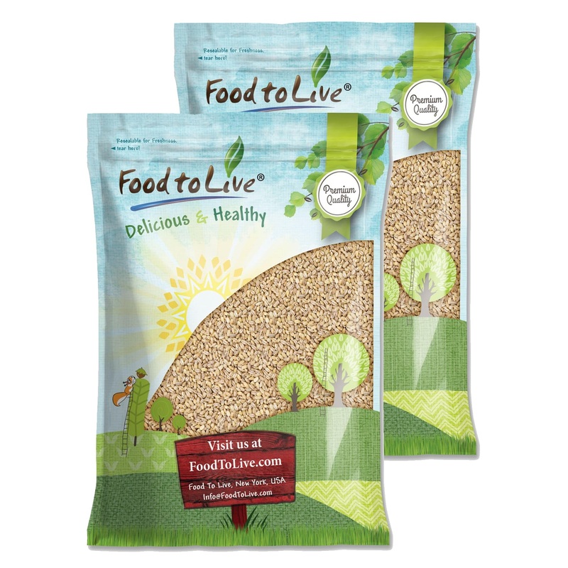 Food To Live - Pearl Barley, 25 Pounds Processed Hulled Barley, Cereal Grain, Kosher, Vegan, Bulk. Cooks Faster Than Hulled Barl