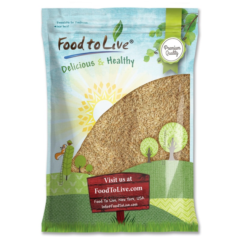 Food To Live Rye Berries, 10 Pounds - Whole Grain Powerhouse For Bread, Sourdough, Porridge, And Granola. Rich In Fiber And Nutr