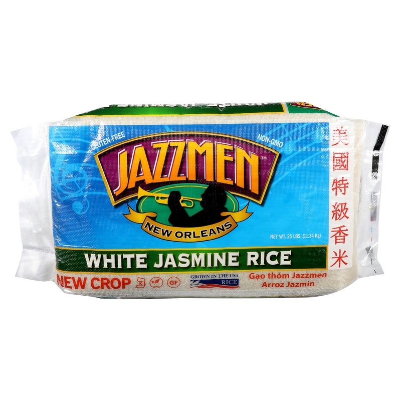 Jazzmen Aromatic White Rice, 25Lb Bag