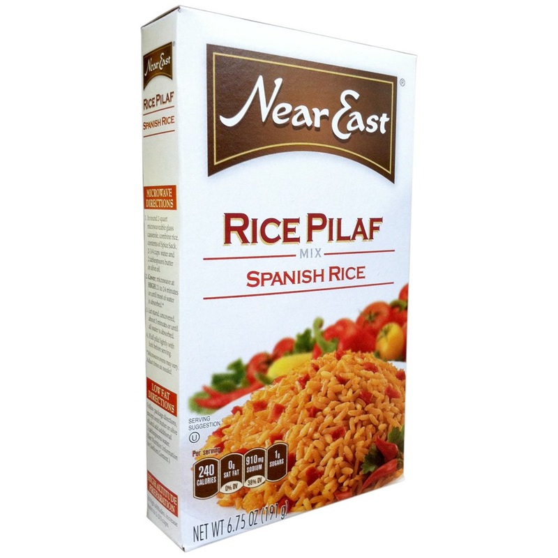 Near East, Rice Pilaf Mix, Spanish Rice, 6.75Oz Box (Pack Of 4)