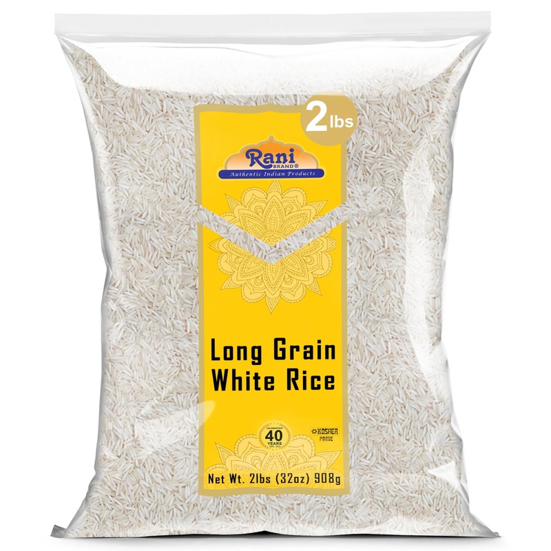 Rani Long Grain White Rice 32Oz (2Lbs) 908G ~ All Natural | Gluten Friendly | Vegan | Non-Gmo | Kosher | Product Of Usa