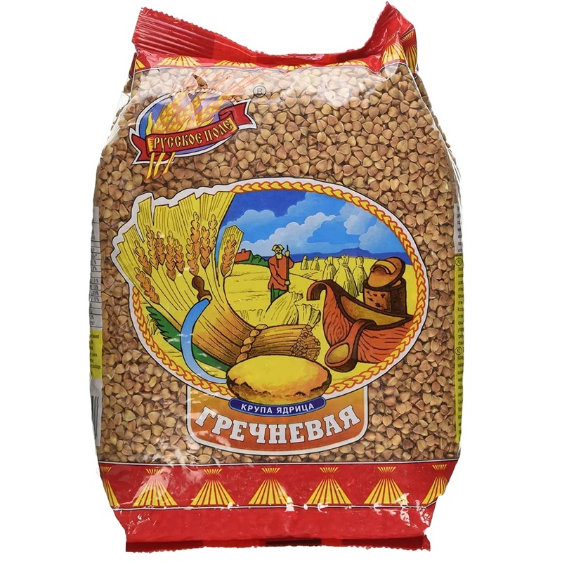 'Russkoe Pole'' Buckwheat Groats 30.8 Oz/ 900 Grams 100% Whole Grain Pack Of 1