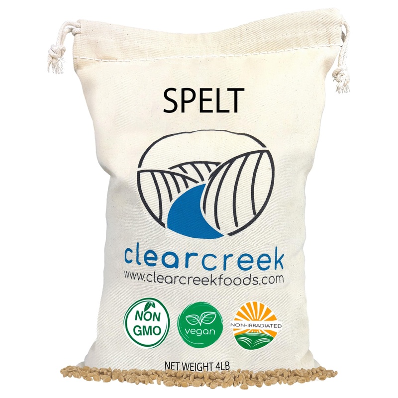 Spelt Berries | 4 Lb | Vegan | Non-Gmo | Clear Creek Foods | Spelt Wheat Berries
