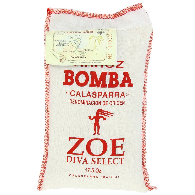 Zoe Diva Select Bomba Rice, 17.5 Oz. Bag (Pack Of 2)