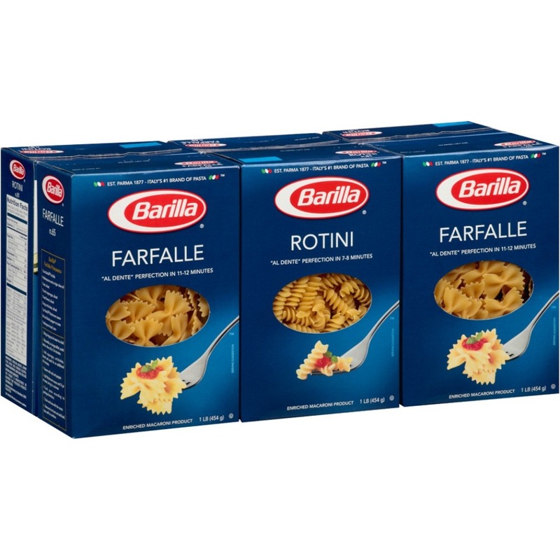 Barilla Pasta Egg Fettucini, 16-Ounce Packages (Pack Of 6)