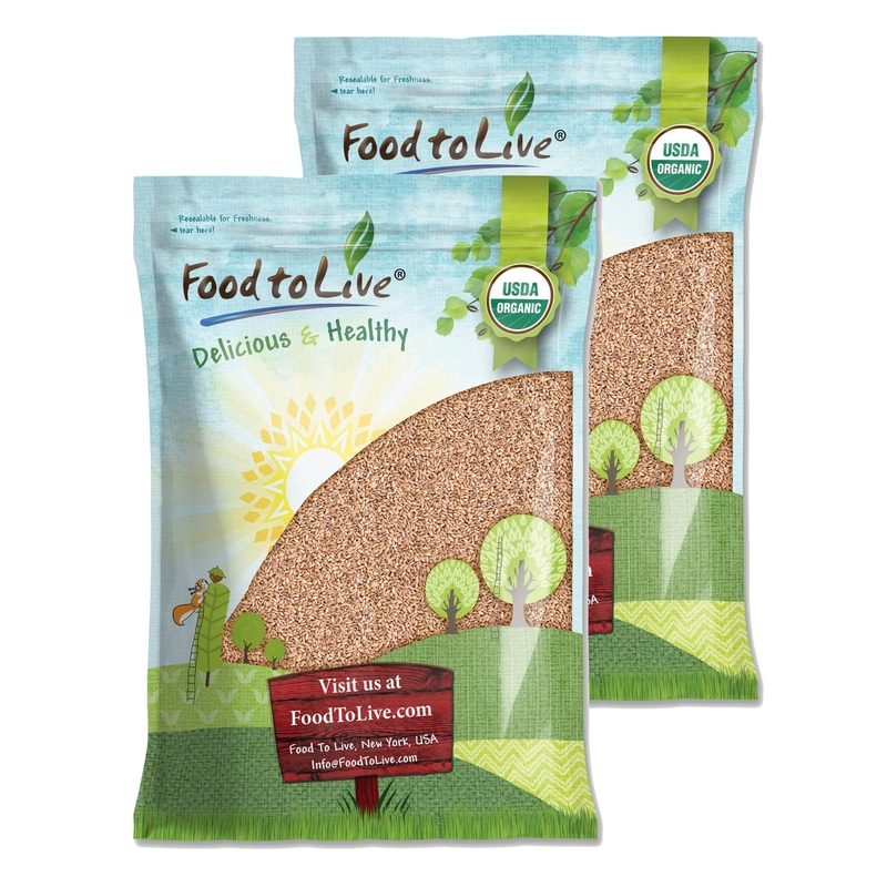 Food To Live Organic Italian Pearled Farro, 22 Pounds - Non-Gmo, Kosher, Vegan, Whole Farro Grain In Bulk. Good Source Of Fiber