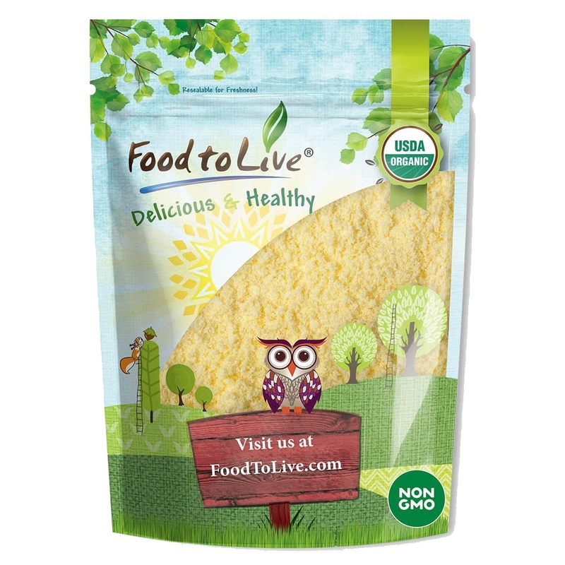 Food To Live - Organic Millet Flour, 3 Pounds - Non-Gmo, Kosher, Raw, Vegan, Stone Ground, Unbleached, Unbromated, Bulk