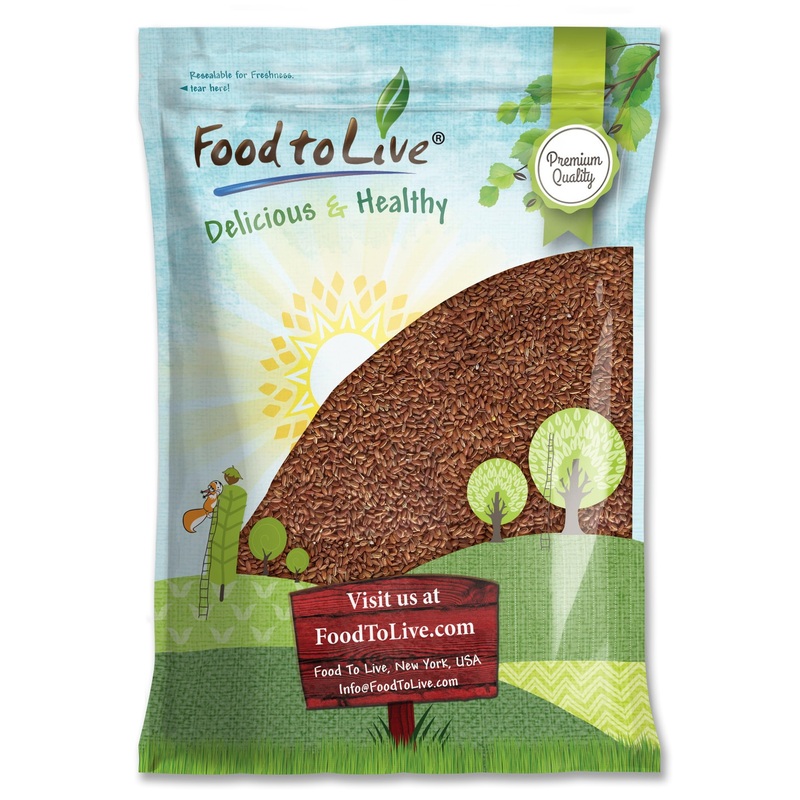 Food To Live Red Rice, 12 Pounds - Whole Rice, Nutty Flavor, Soft Texture, Non-Sticky, Vegan. Good Source Of Protein And Antioxi