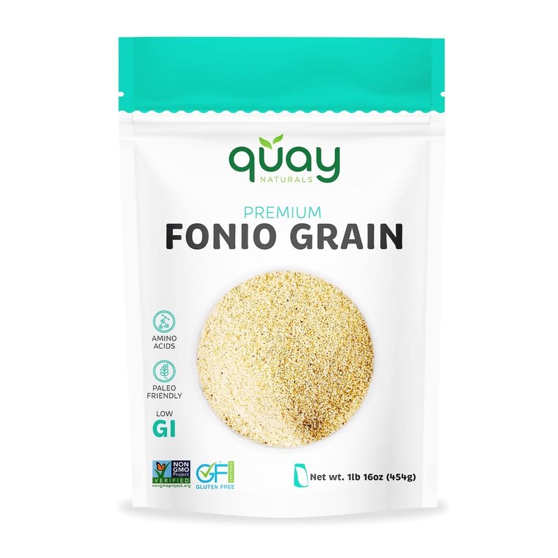 Quay Naturals Fonio Super-Grain - African Ancient Super-Grain - Superfood Grain - Substitute & Alternative For Couscous, Quinoa