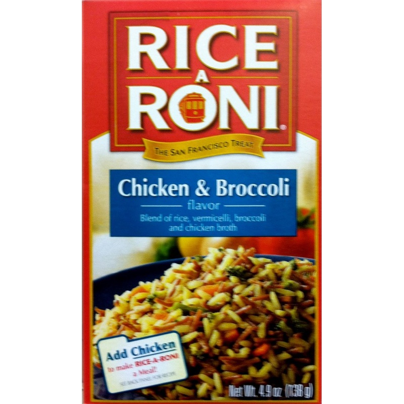 Rice-A-Roni Chicken & Broccoli Flavor 4.9Oz (8 Pack)