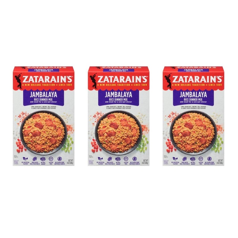 Zatarain'S New Orleans Style Mixes, Jambalaya, 8 Oz (Pack Of 3)