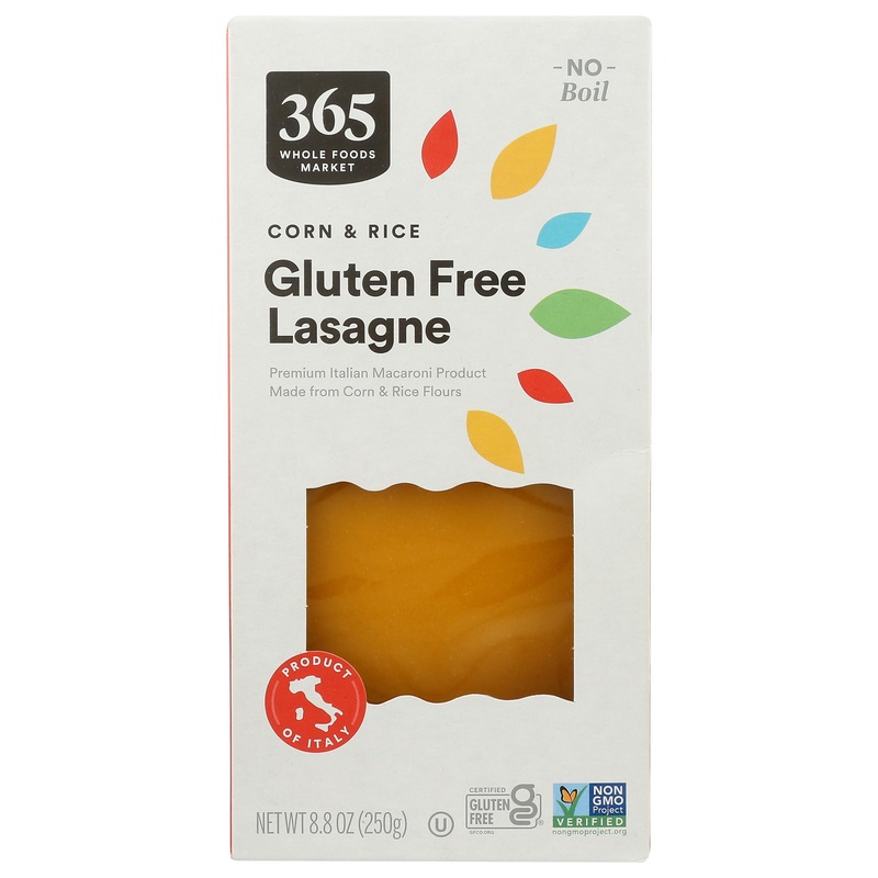 365 by Whole Foods Market Corn and Rice Lasagna, 8.8 Ounce - Gluten-Free, Vegetarian, Healthy Meal Option