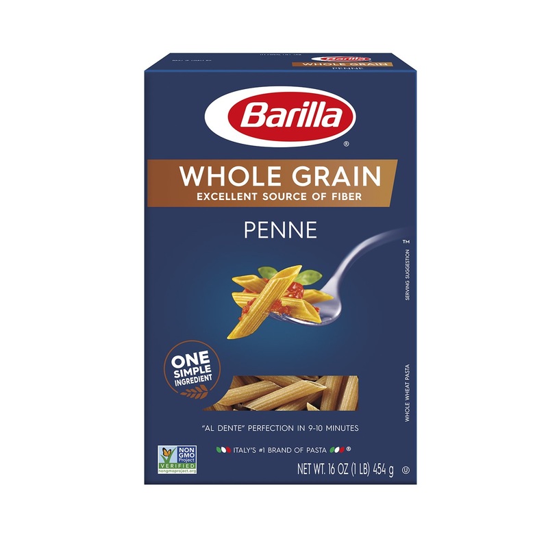 Barilla Whole Grain Pasta, Penne, 13.25 Ounce (Pack Of 8)