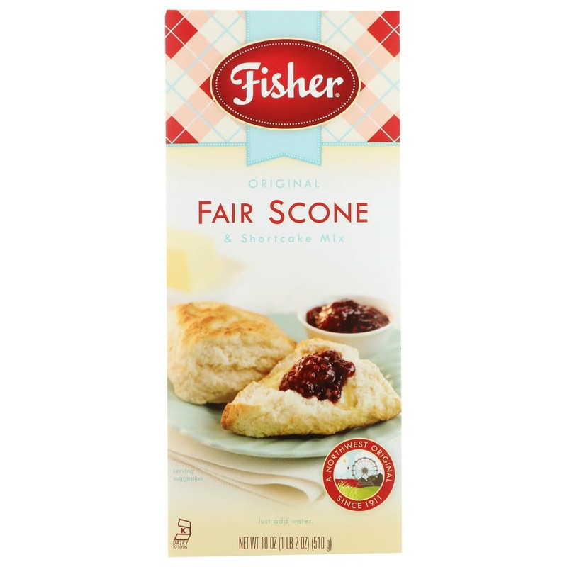 Fisher Original Fair Scone And Shortbread Mix 18 Oz Each (1 Item Per Order)