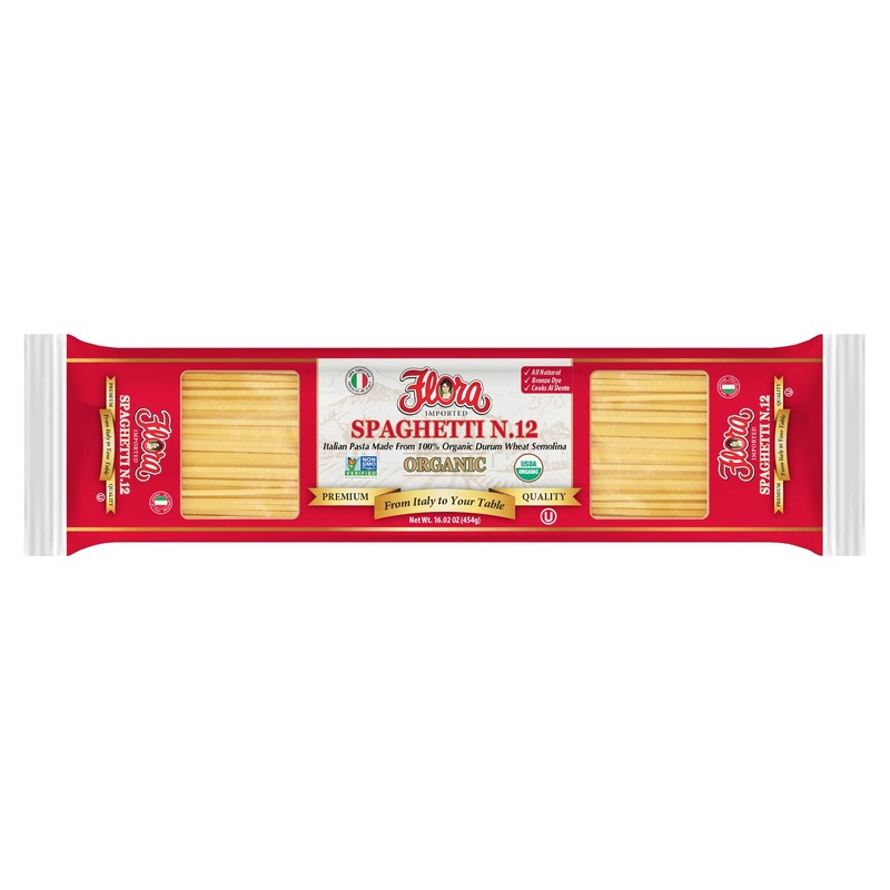 Flora Fine Foods Spaghetti Organic- (Bronze Die)