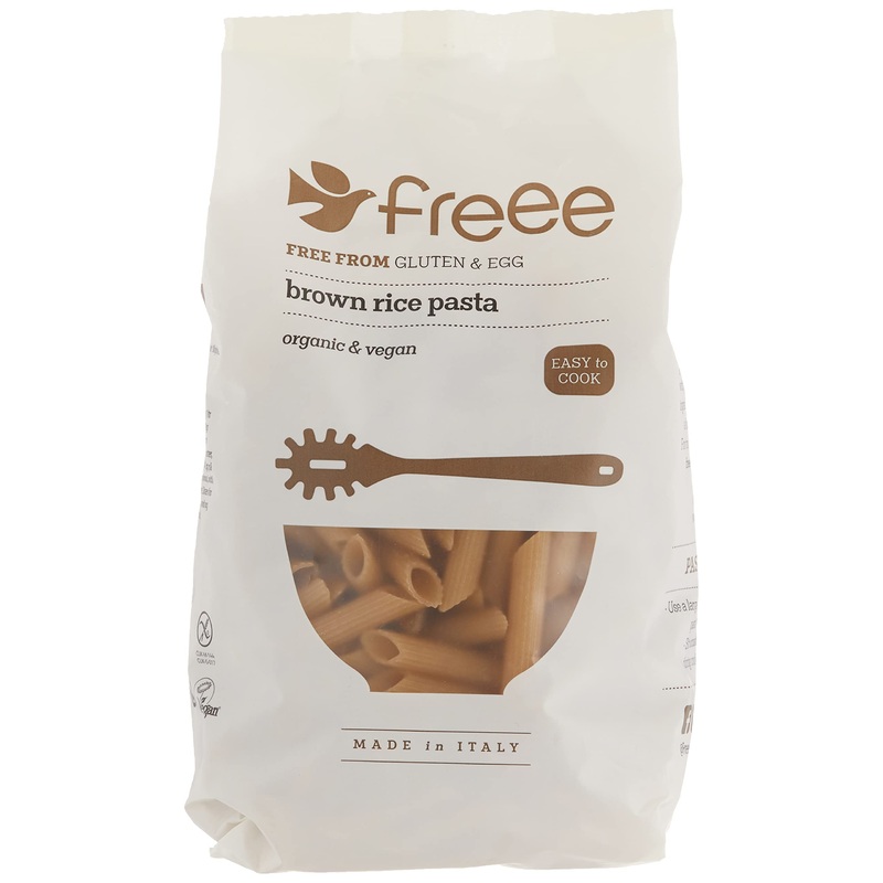 Freee Gluten Free Organic Brown Rice Penne Pasta | Italian Penne Rigate With Traditional Flavor & Texture | Vegan & Kosher | Mad