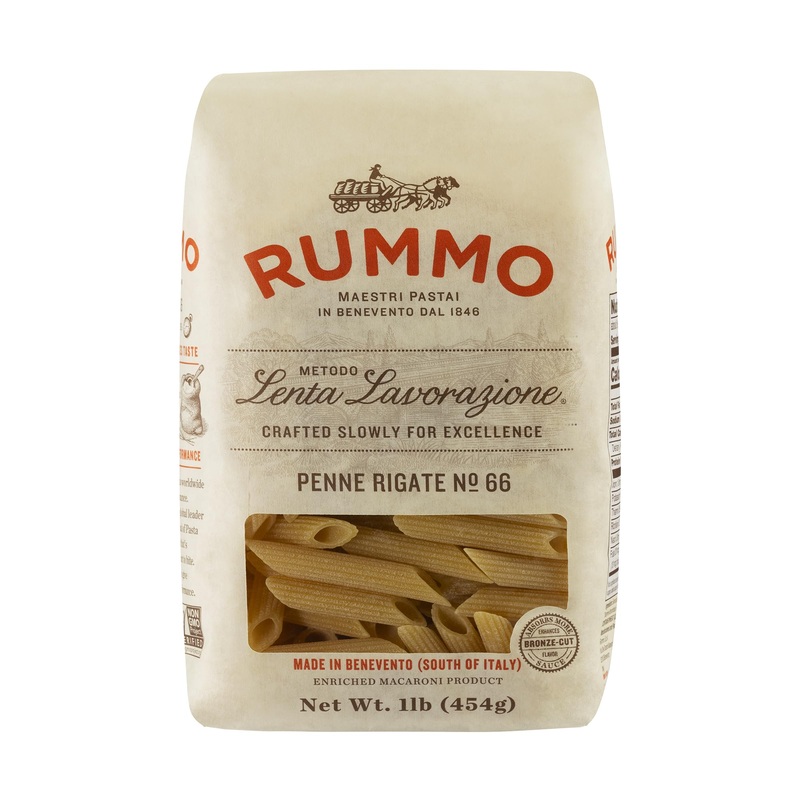 Rummo Penne Rigate Pasta N.66 - Penne Pasta Noodles, Dry Pasta, Durum Wheat Semolina Penne, Pasta From Italy - 16 Ounce (Pack Of