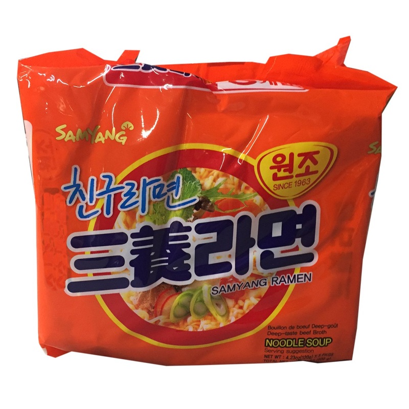 Samyang Korean Ramen Family Pack (Original, 1 Bundle)