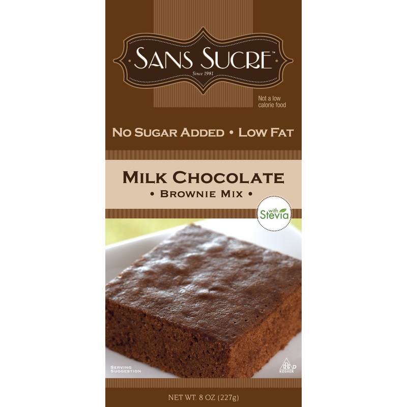 Sans Sucre Milk Chocolate Brownie Mix (Sweetened With Stevia)