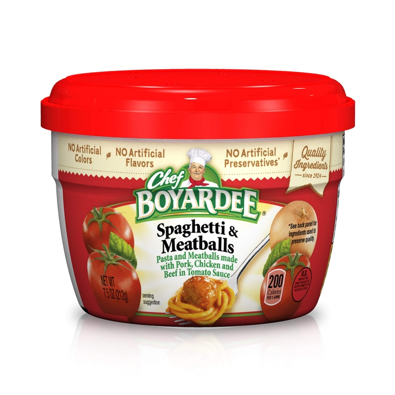 Chef Boyardee Spaghetti & Meatballs In Tomato Sauce, 7.5 Ounce