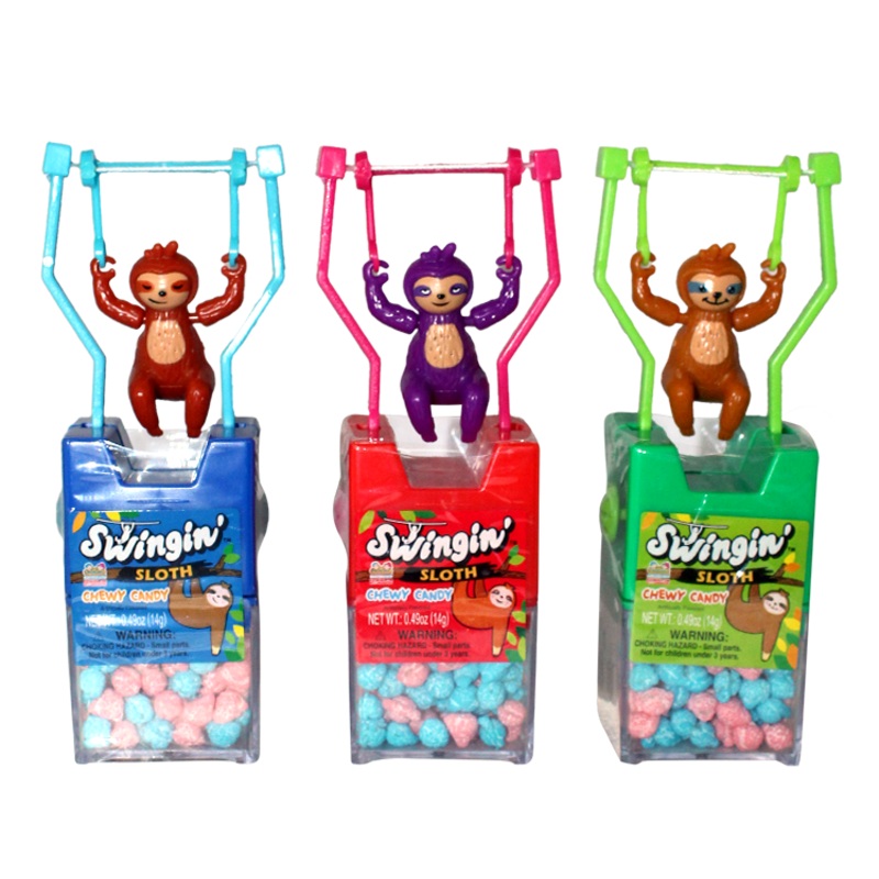 Kidsmania Swingin Sloth Chewy Candy 0.49 oz.