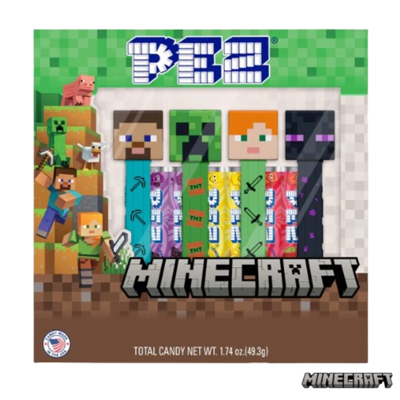 PEZ - Minecraft 4 Piece Gift Set