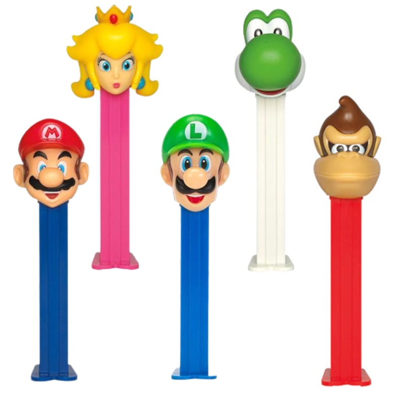 PEZ Nintendo Super Mario Collection Candy Dispenser - 1-Piece Blister Pack