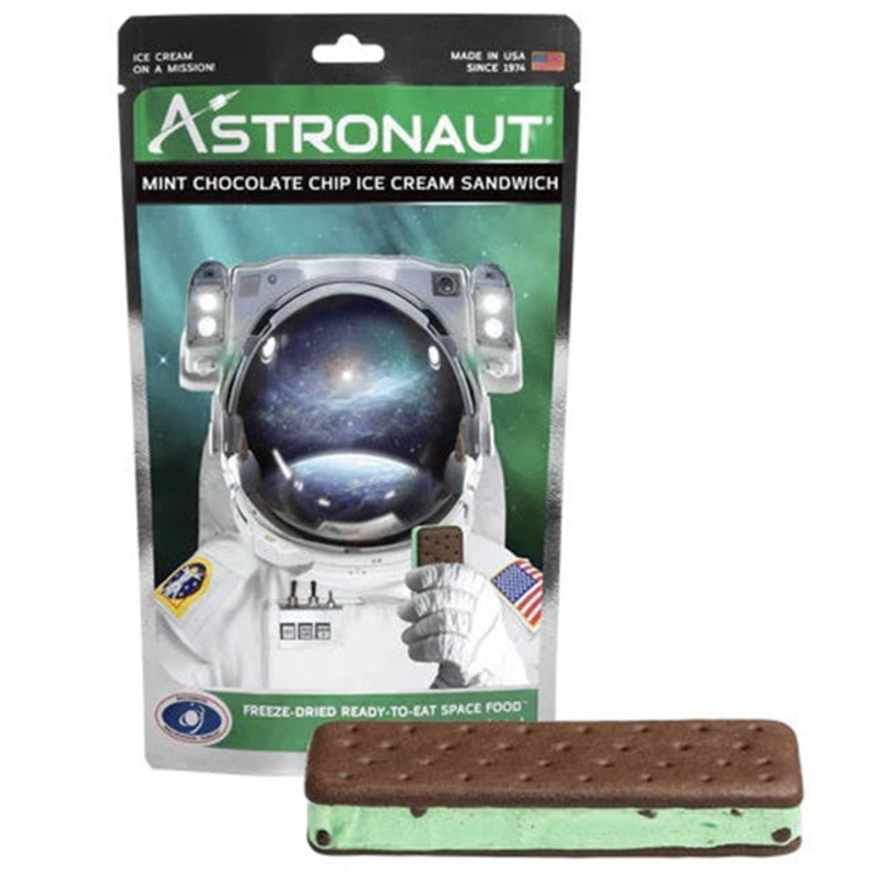Astronaut Mint Chocolate Chip Ice Cream Sandwich 1.1 oz. Bag