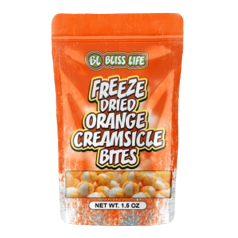 Bliss Life Freeze Dried Orange Creamsicle Bites 1.5 oz. Bag