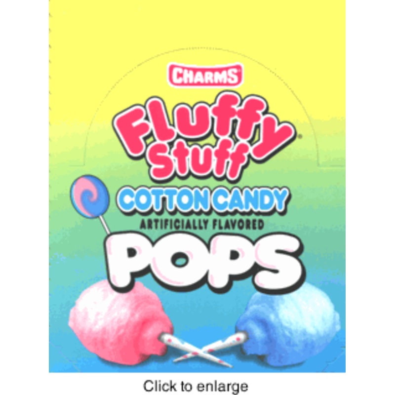 Charms Cotton Candy Flat Pop 48ct